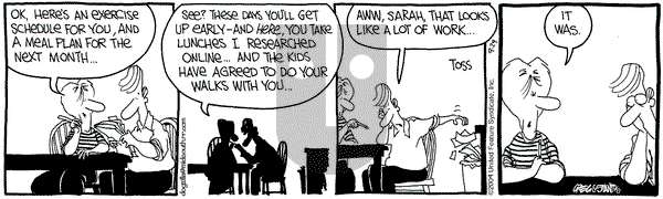 The Buckets on Thursday October 14, 2004 Comic Strip