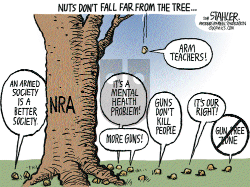 Jeff Stahler on Tuesday February 27, 2018 Comic Strip