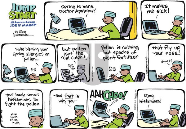 JumpStart on Sunday March 25, 2018 Comic Strip