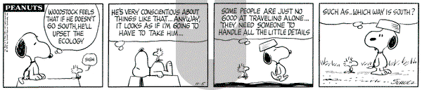 Peanuts on Thursday November 5, 1970 Comic Strip