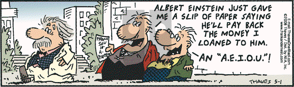 Frank and Ernest on Thursday May 1, 2008 Comic Strip