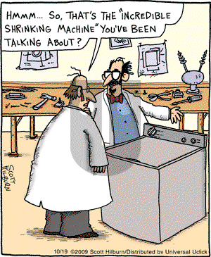 The Argyle Sweater on Monday October 19, 2009 Comic Strip