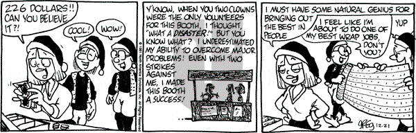 Luann on Saturday December 21, 1991 Comic Strip