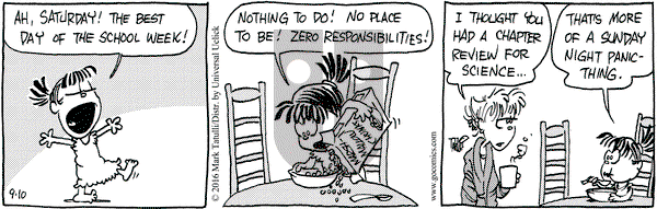 Heart of the City on Saturday September 10, 2016 Comic Strip