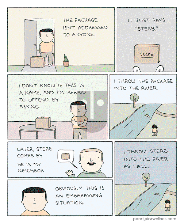 Poorly Drawn Lines on Monday April 4, 2016 Comic Strip
