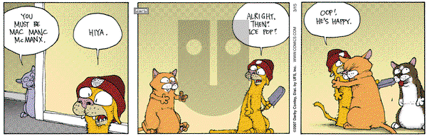 Get Fuzzy on Thursday March 15, 2007 Comic Strip