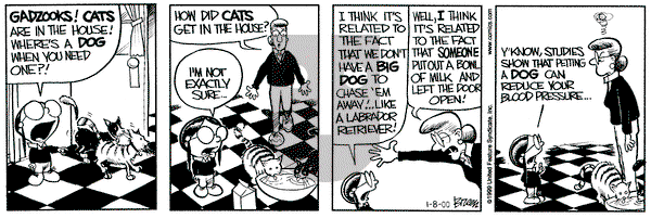 Grand Avenue on Saturday January 8, 2000 Comic Strip
