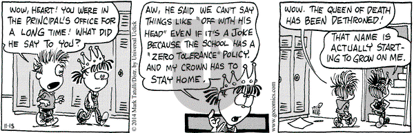 Heart of the City on Saturday November 15, 2014 Comic Strip