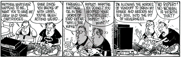 Monty on Thursday March 24, 2005 Comic Strip