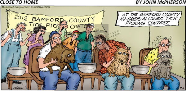 Close to Home on Sunday July 1, 2012 Comic Strip