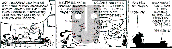 Over the Hedge on Saturday January 11, 1997 Comic Strip
