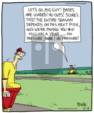 In the Bleachers on Friday August 18, 2006 Comic Strip