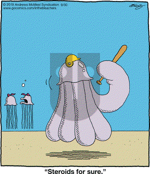 In the Bleachers on Monday September 30, 2019 Comic Strip