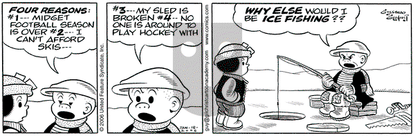 Nancy on Wednesday January 18, 2006 Comic Strip