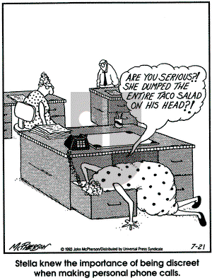 Close to Home on Wednesday July 21, 1993 Comic Strip