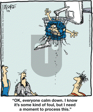 In the Bleachers on Monday May 13, 2013 Comic Strip