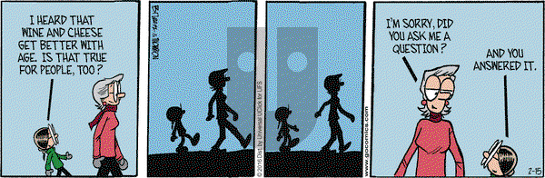 Grand Avenue on Monday February 15, 2016 Comic Strip