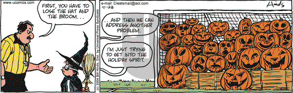 Cleats on Thursday October 28, 2004 Comic Strip