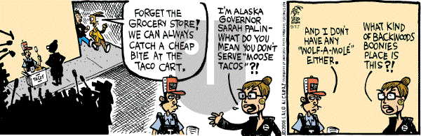 La Cucaracha on Wednesday September 17, 2008 Comic Strip