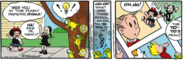 Nancy on Monday March 24, 2014 Comic Strip