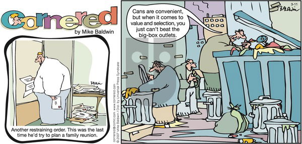Cornered on Sunday March 11, 2007 Comic Strip