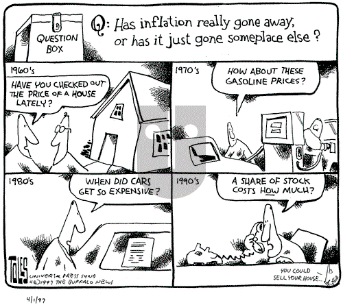 Tom Toles on Tuesday April 1, 1997 Comic Strip