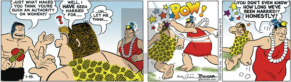 Alley Oop on Monday January 16, 2012 Comic Strip