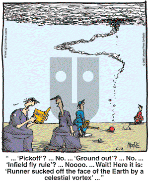 In the Bleachers - Thursday June 12, 2008 Comic Strip
