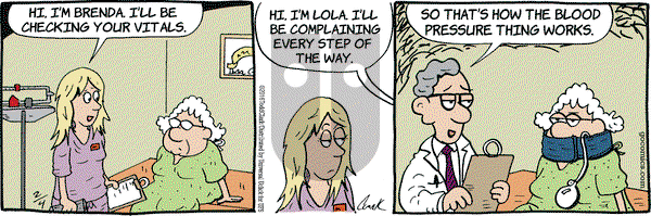 Lola on Thursday February 4, 2016 Comic Strip
