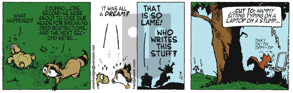 Over the Hedge on Saturday March 17, 2007 Comic Strip