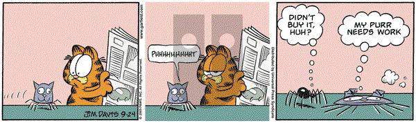 Garfield on Thursday September 24, 2009 Comic Strip