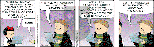Nancy on Friday October 18, 2019 Comic Strip