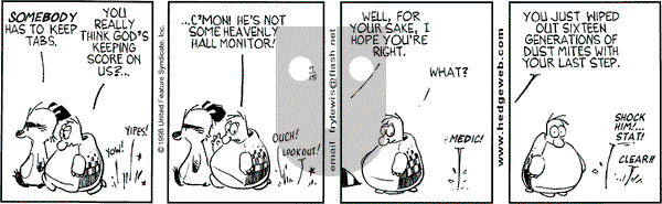 Over the Hedge on Tuesday September 15, 1998 Comic Strip