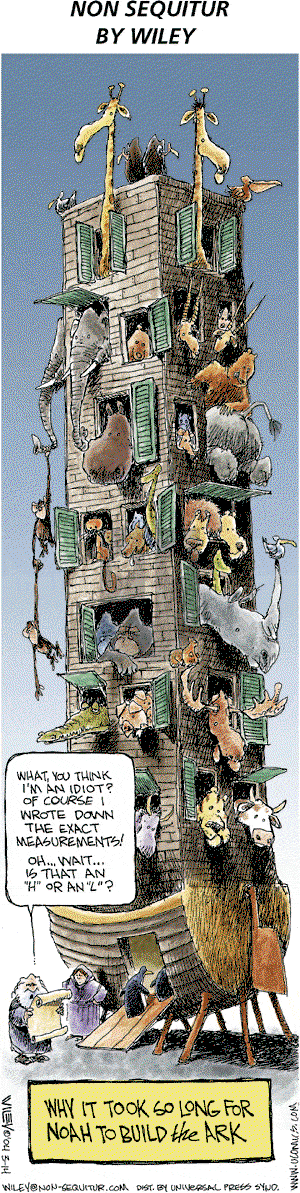 Non Sequitur on Sunday March 14, 2004 Comic Strip