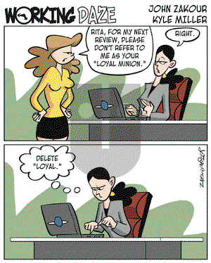 Working Daze on Monday October 3, 2005 Comic Strip