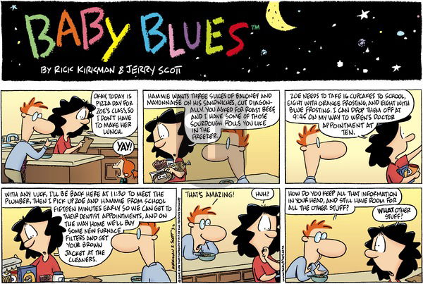 Baby Blues on Sunday March 6, 2005 Comic Strip