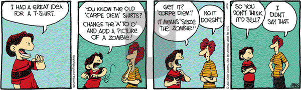 The Buckets on Friday August 9, 2013 Comic Strip