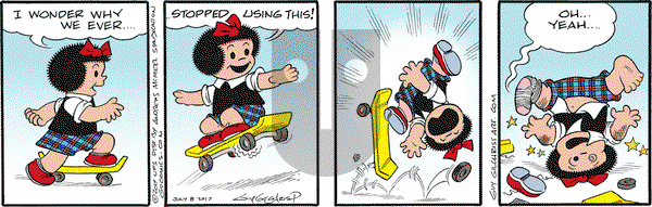 Nancy on Saturday July 8, 2017 Comic Strip