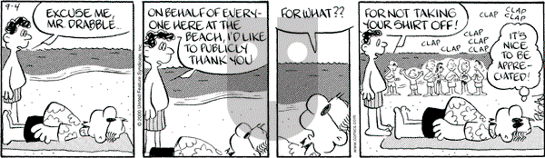 Drabble on Monday September 4, 2000 Comic Strip