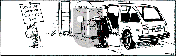 Calvin and Hobbes - Friday October 8, 1993 Comic Strip