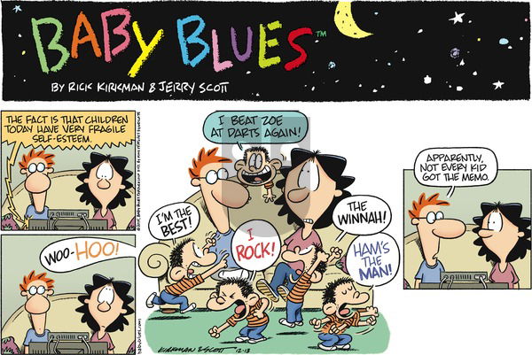 Baby Blues on Sunday December 13, 2015 Comic Strip