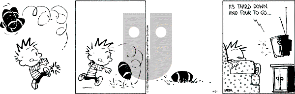 Calvin and Hobbes - Saturday October 31, 1992 Comic Strip