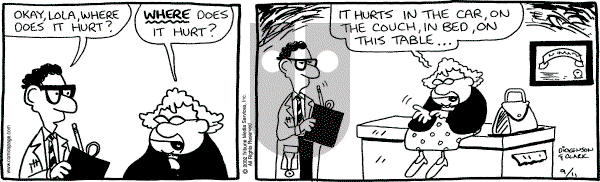 Lola on Wednesday September 11, 2002 Comic Strip