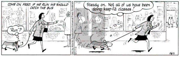 Fred Basset on Thursday January 13, 2005 Comic Strip