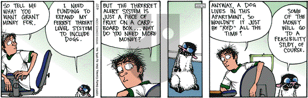 Get Fuzzy on Tuesday April 27, 2010 Comic Strip