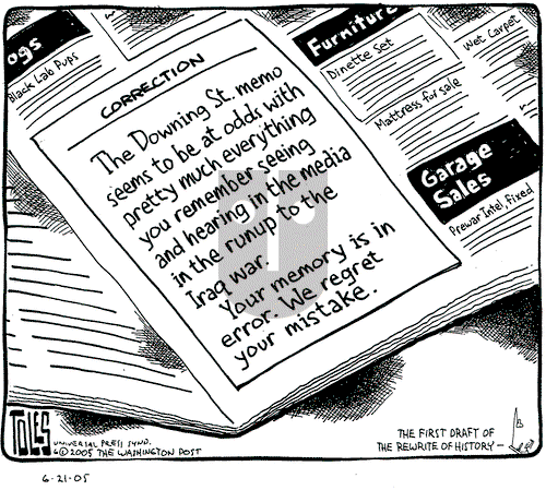 Tom Toles on Tuesday June 21, 2005 Comic Strip