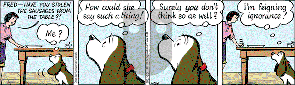 Fred Basset on Monday August 3, 2015 Comic Strip