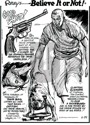 Ripley's Believe It or Not on Saturday June 24, 2006 Comic Strip
