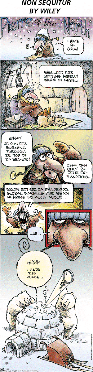 Non Sequitur on Sunday January 16, 2005 Comic Strip