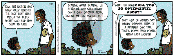 The Boondocks - Wednesday August 11, 2004 Comic Strip